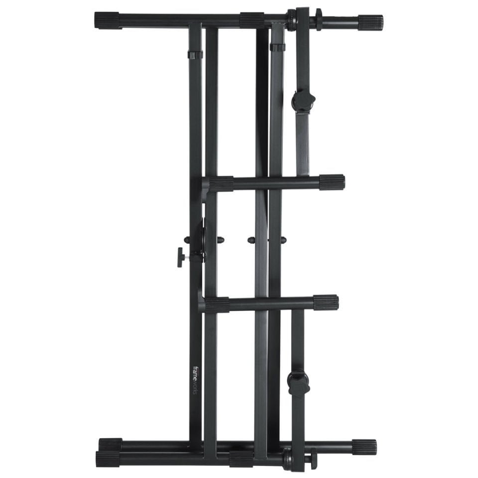 GFW-KEY-5100X | Black 2 Tier X Style Keyboard Stand