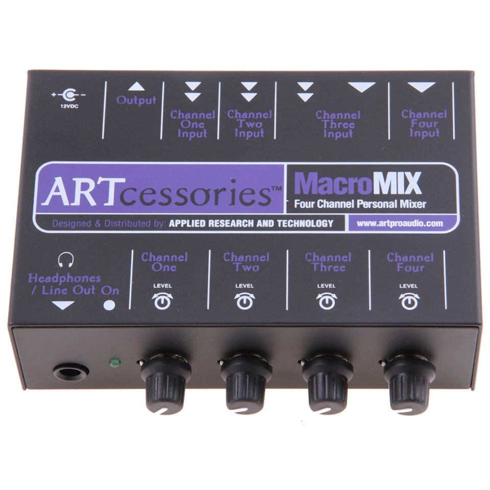 MacroMIX - 4 Kanal Mini Analog Mikser