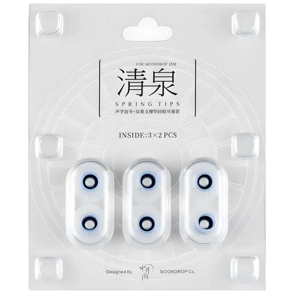 SPRING TIPS (L) Silicone Eartips