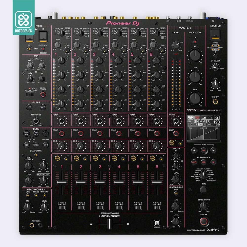 Skin DJM-V10 | COLORS DVS Pink