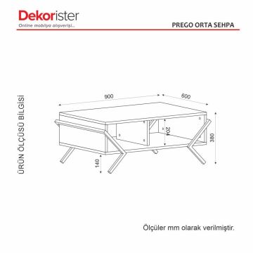 Dekorister Prego Orta Sehpa Lidya