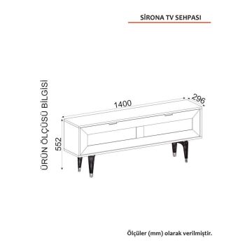 Dekorister Sirona Tv Sehpası Safir - Hazeran