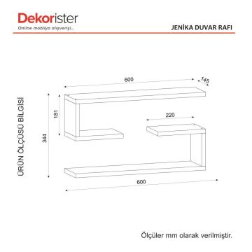 Dekorister Jenika Duvar Rafları