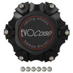 A1.000009.01 Jant Kapağı Dakar 6x139,7 Siyah EVO Corse Logosu