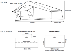 Araç Üstü Çadır IROOFTENT TENT