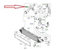 LR024516 Hortum Intercooler Range Rover Evoque