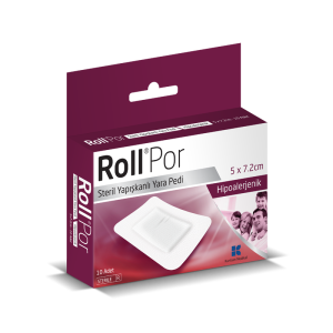 Roll Por Steril Yapışkanlı Yara Bandı ( 5x 7,2 cm ) (10'lu Kutu)
