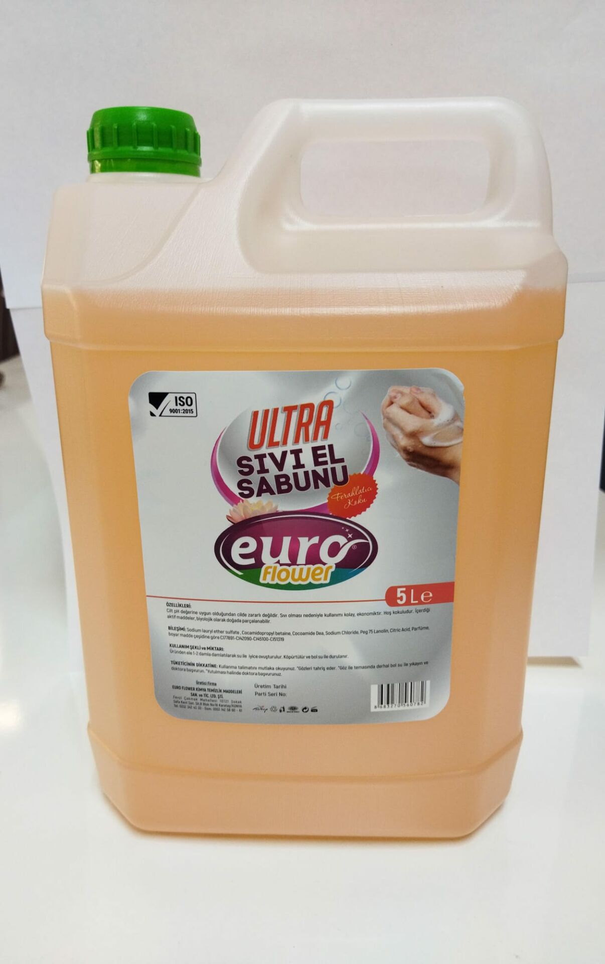 Ultra Sıvı El Sabunu 5 Kg (1 Adet)