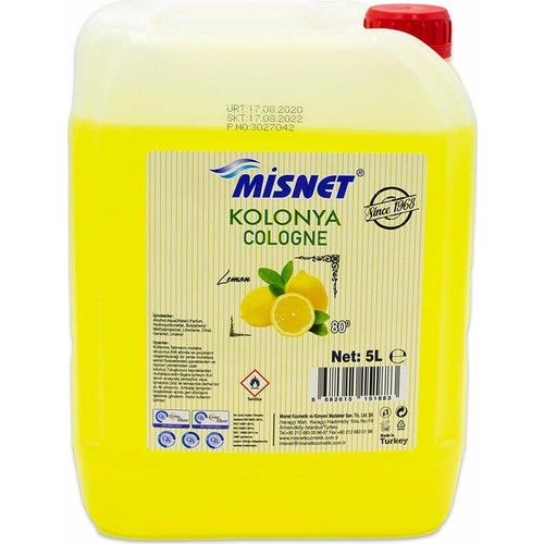 Misnet Life Limon Kolonyası 5 Lt ( 1 Adet )