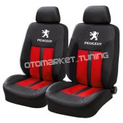 Peugeot Koltuk Kılıfı Seti Kırmızı-Siyah