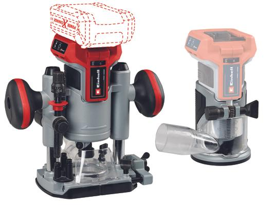 Einhell TP-RO 18 Set Li BL - Solo Akülü Dik Freze