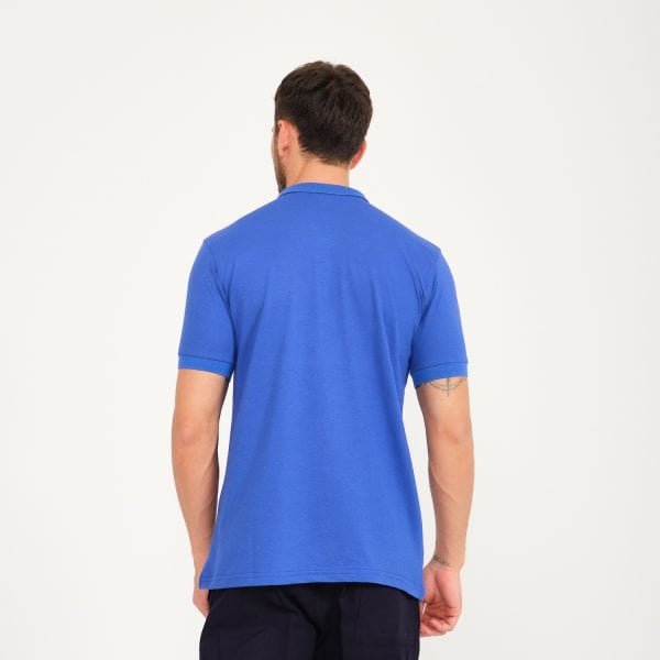 Saks Mavi Polo Yaka İş Tişörtü