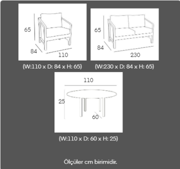 VİTELLO SOHO BAHÇE OTURMA GRUBU