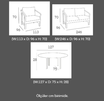 VİTELLO BUBBLE BAHÇE OTURMA GRUBU