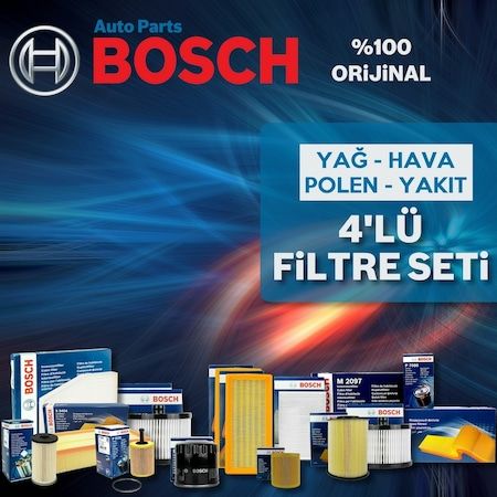 Audi A4 2.0 Tdi Bosch Filtre Bakım Seti B8 2009-2012 4Lü 553040964