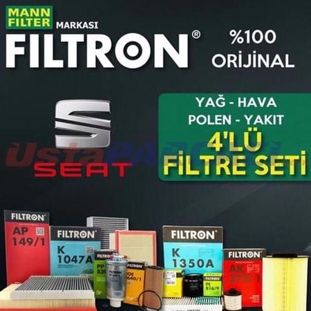 Seat Cordoba 1.4 Tdı Mann Filtron Filtre Bakım Seti 2003-2009 (495301348)