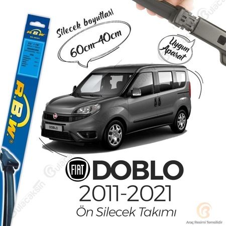 Fiat Doblo Muz Silecek Takımı (2011-2021) RBW