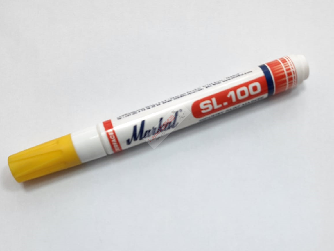 Markal SL-100 Marker Kalem Sarı Renk