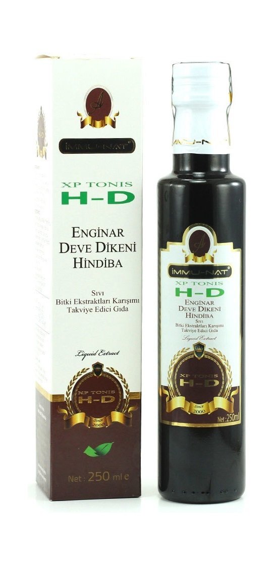 İmmunat XP TONIS H-D Enginar Deve Dikeni Hindiba Sıvı  Ekstraktı 250ml