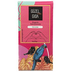 Güzel Gıda Organik Chili - Çilek Çikolata 85gr