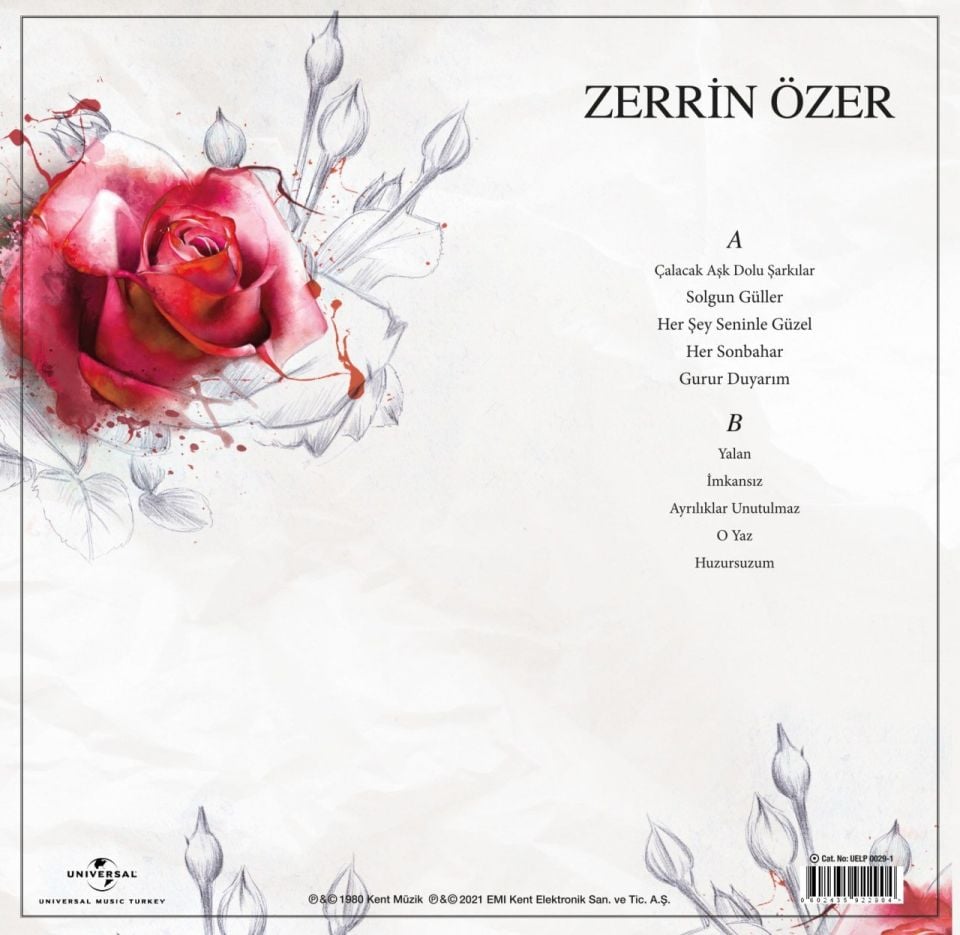 ZERRİN ÖZER - SEVGİLER (LP)