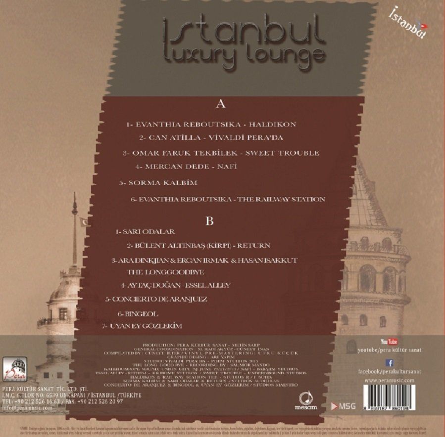 ISTANBUL LUXURY LOUNGE - ÇEŞİTLİ SANATÇILAR (VARIOUS) (LP)