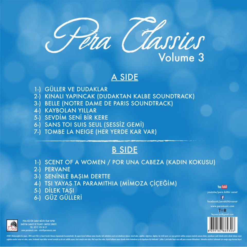PERA CLASSICS - VOLUME 3 (LP)