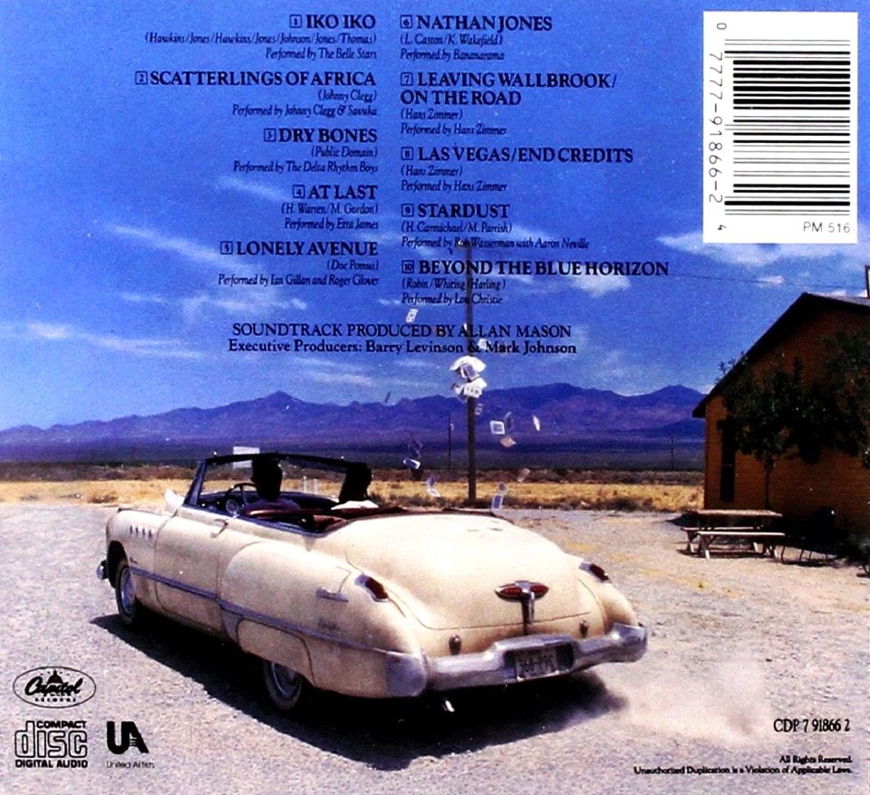 RAIN MAN - SOUNDTRACK (CD) (1989)