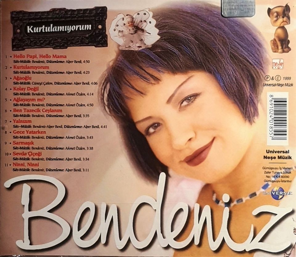 BENDENİZ - KURTULAMIYORUM (CD) (1999)