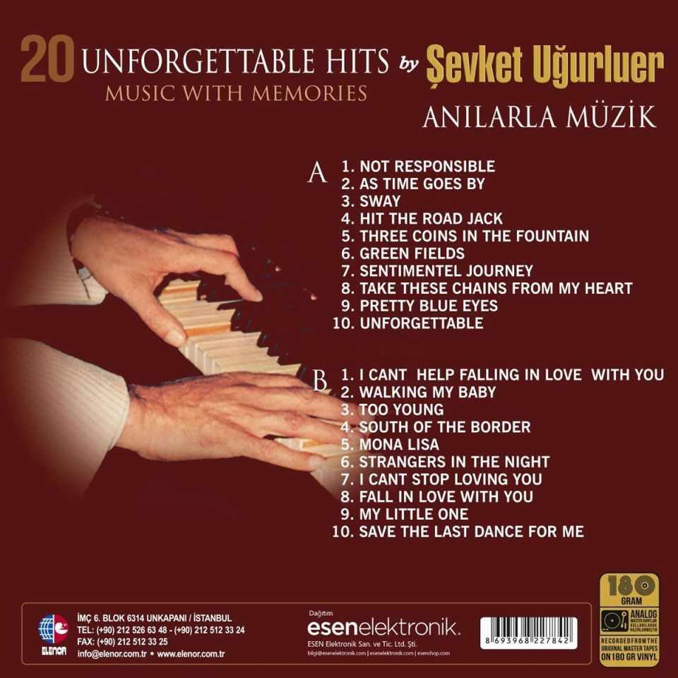 ŞEVKET UĞURLUER - ANILARLA MÜZİK VOL.1 (LP)