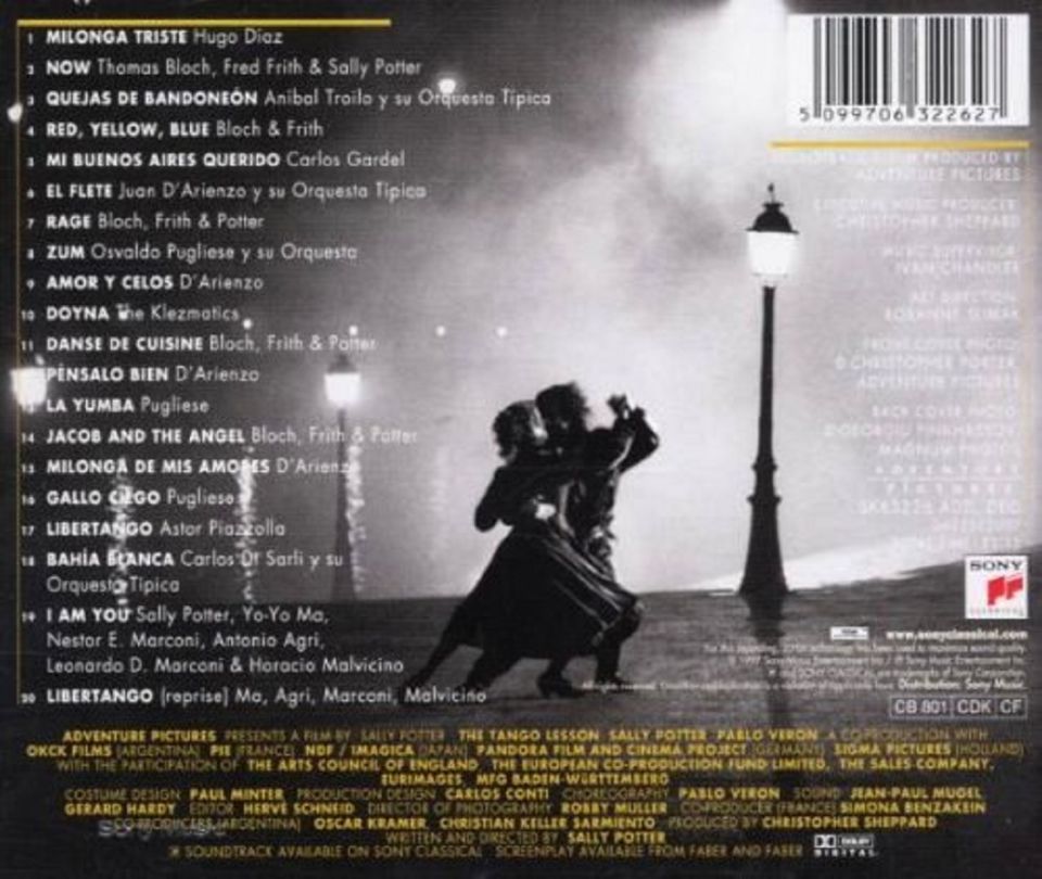 THE TANGO LESSON - SOUNDTRACK (CD) (1997)
