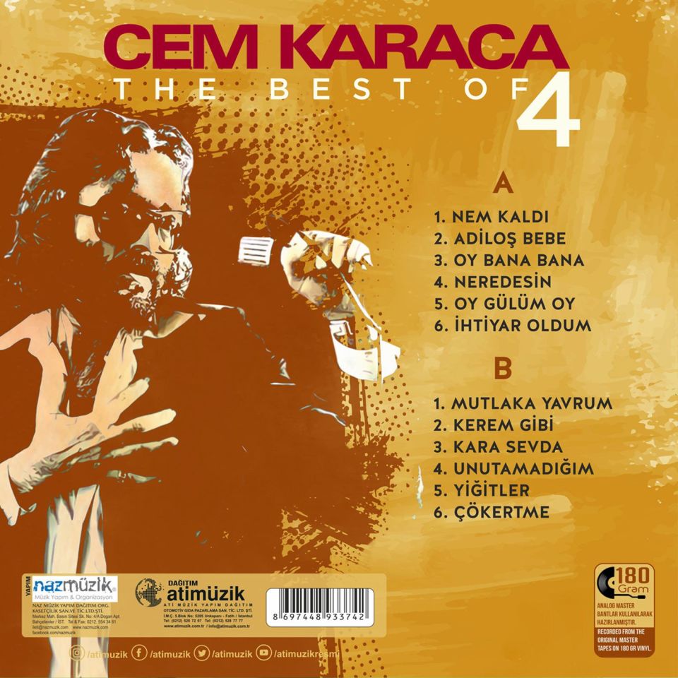 CEM KARACA - THE BEST OF 4 (LP)