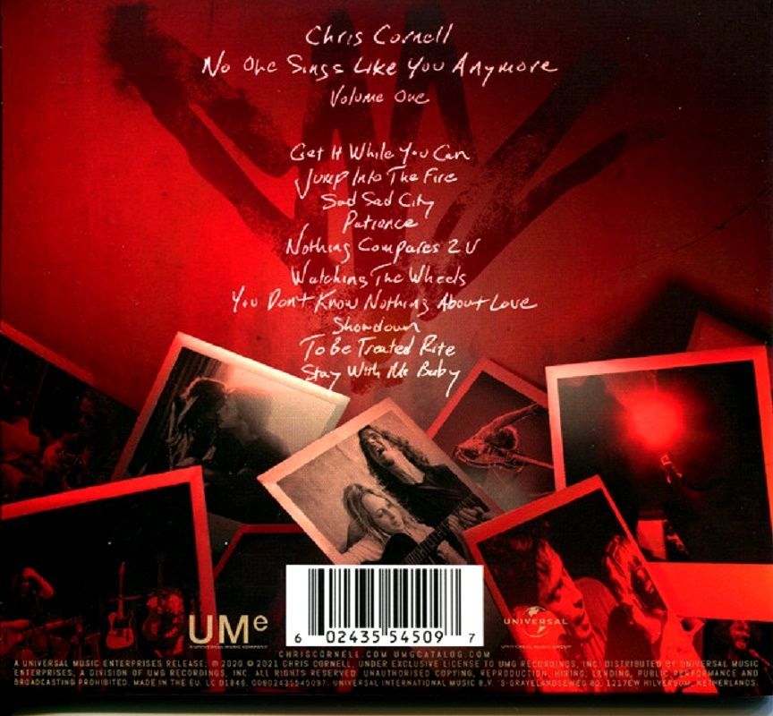 CHRIS CORNELL - NO ONE SINGS LIKE YOU ANYMORE VOLUME-1 (CD)