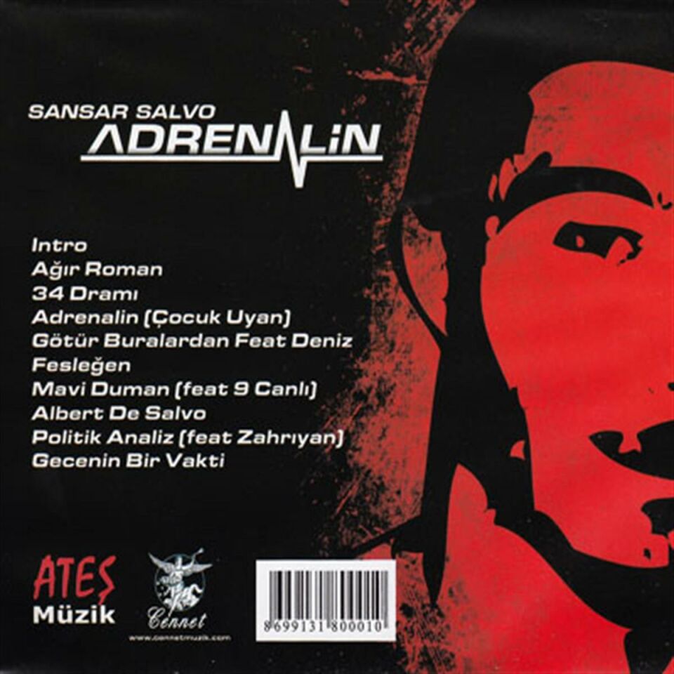SANSAR SALVO - ADRENALİN (CD) (2009)