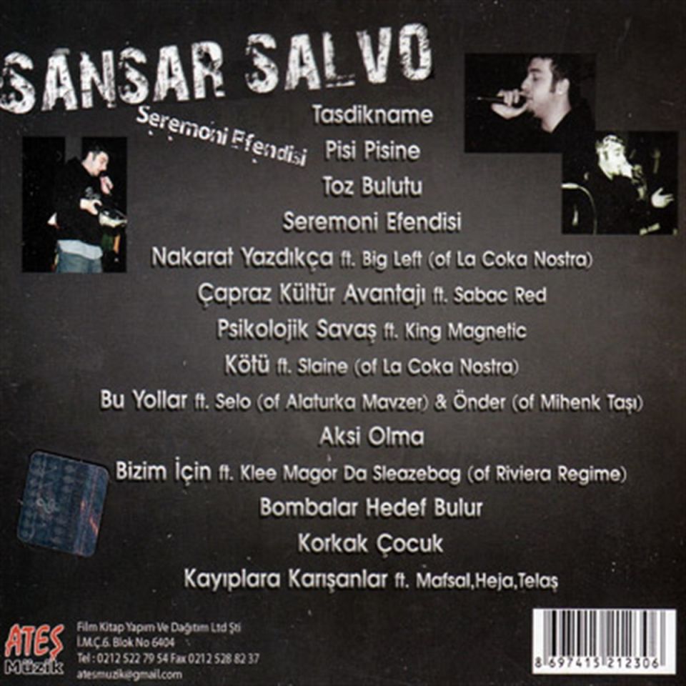 SANSAR SALVO - SEROMONİ EFENDİSİ (CD) (2009)