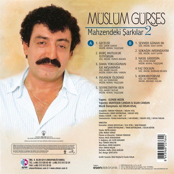 MÜSLÜM GÜRSES - MAHZENDEKİ ŞARKILAR-2 (LP)