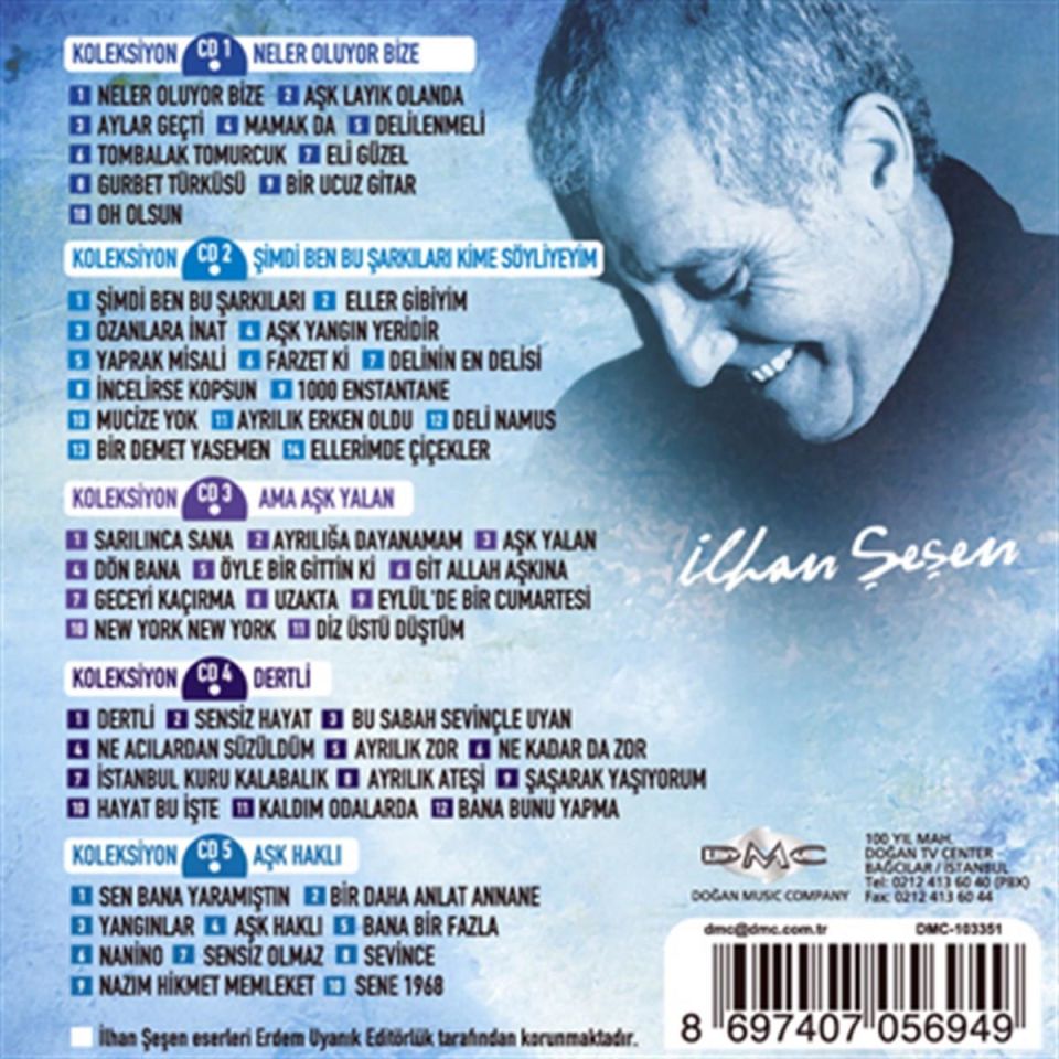 İLHAN ŞEŞEN - KOLEKSİYON (5 CD) (2012)