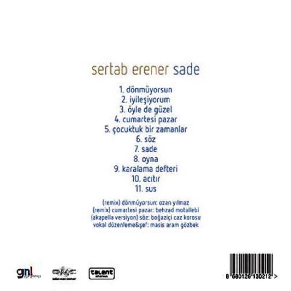 SERTAB ERENER - SADE ( CD) (2013)