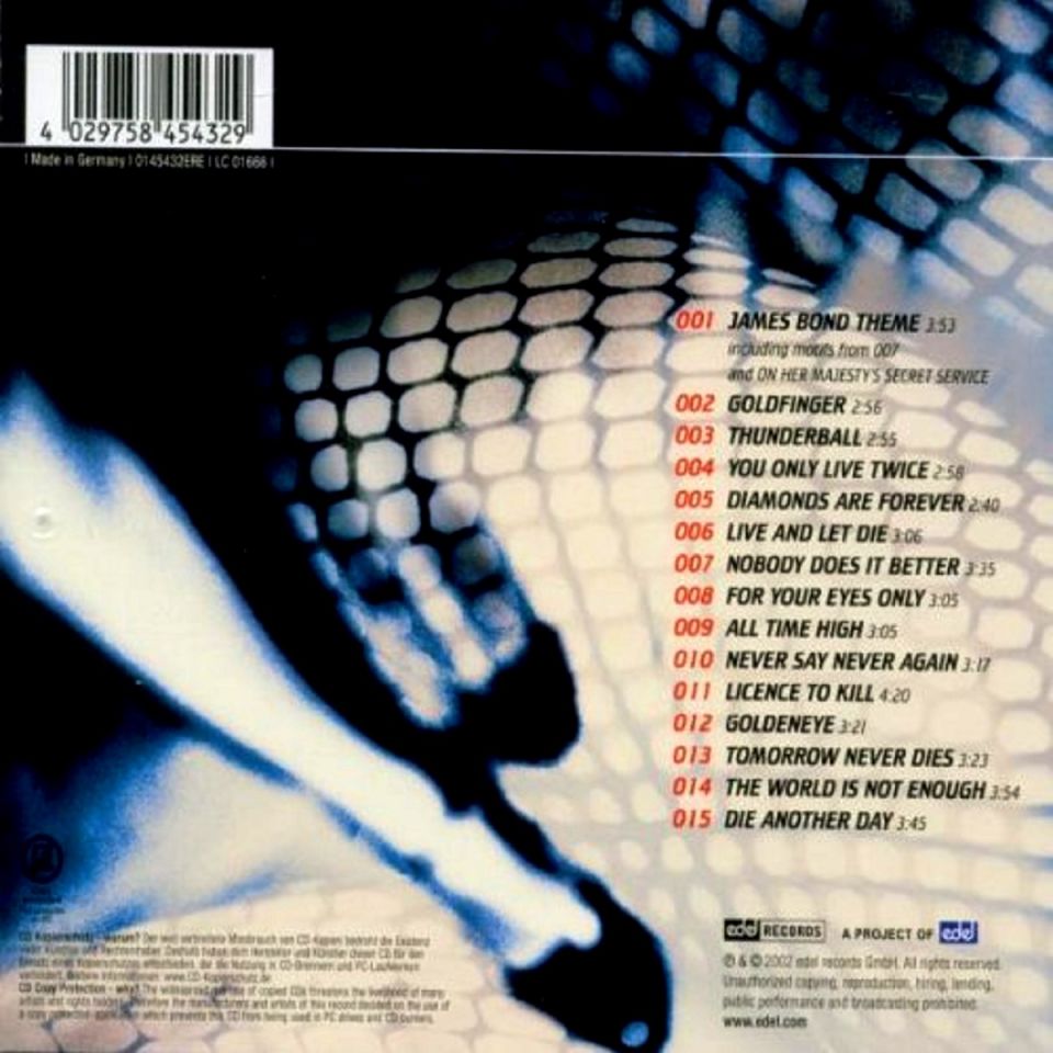 JAMES BOND 007 CLASSICS - SOUNDTRACK (CD) (2002)