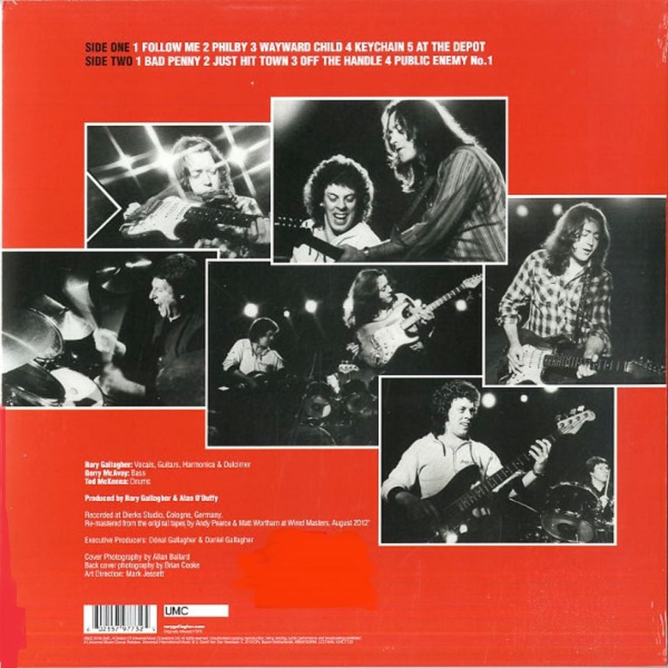 RORY GALLAGHER - TOP PRIORITY (LP) (2018)