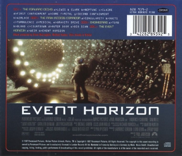 EVENT HORIZON - SOUNDTRACK (CD) (1997)