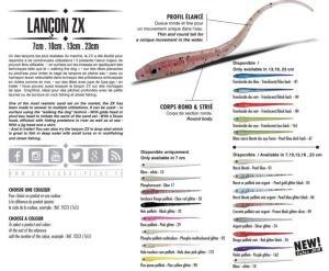 Delalande Lancon ZX7  Silikon Yem 7cm Renk:173