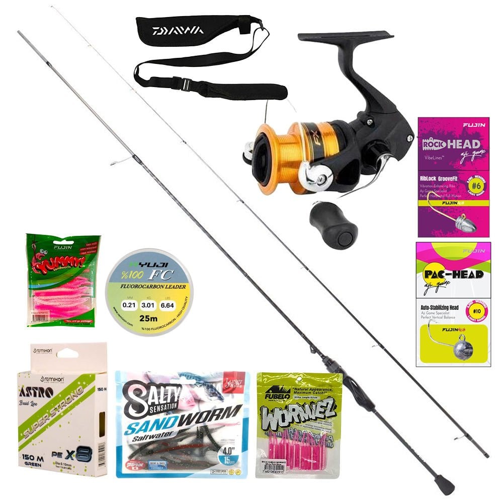 Ryuji Aji Game 220m 1-12gr & Shimano FX 1000 / LRF SET