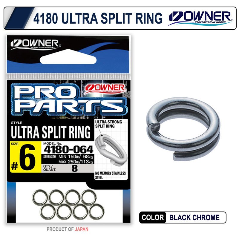 Owner 4180 Split Ring Ultra Wire Jig Halkası