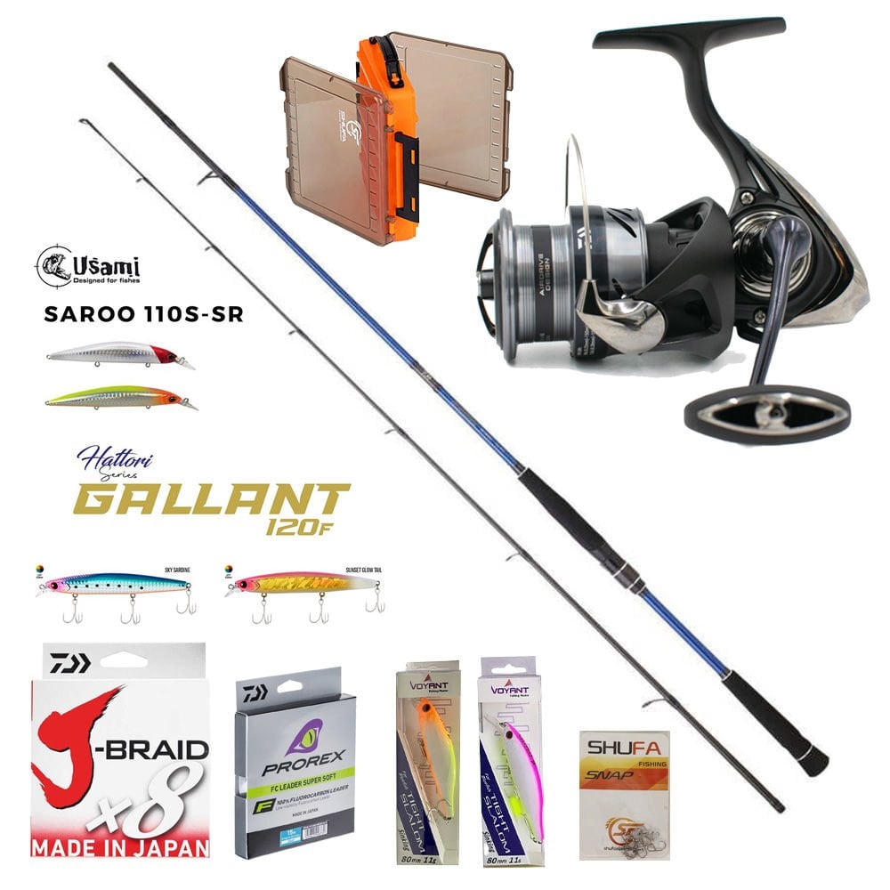Daiwa Samurai 2.70m 10-35gr & Daiwa Ninja LT 3000C / Spin Set