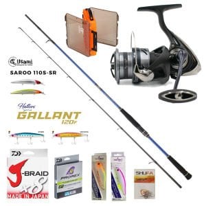 Daiwa Samurai 2.70m 10-35gr & Daiwa Ninja LT 3000C / Spin Set