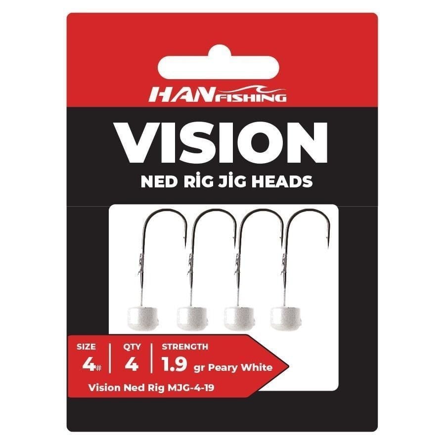 Vision Ned Rig Peary White PMJ-3-19 JigHead