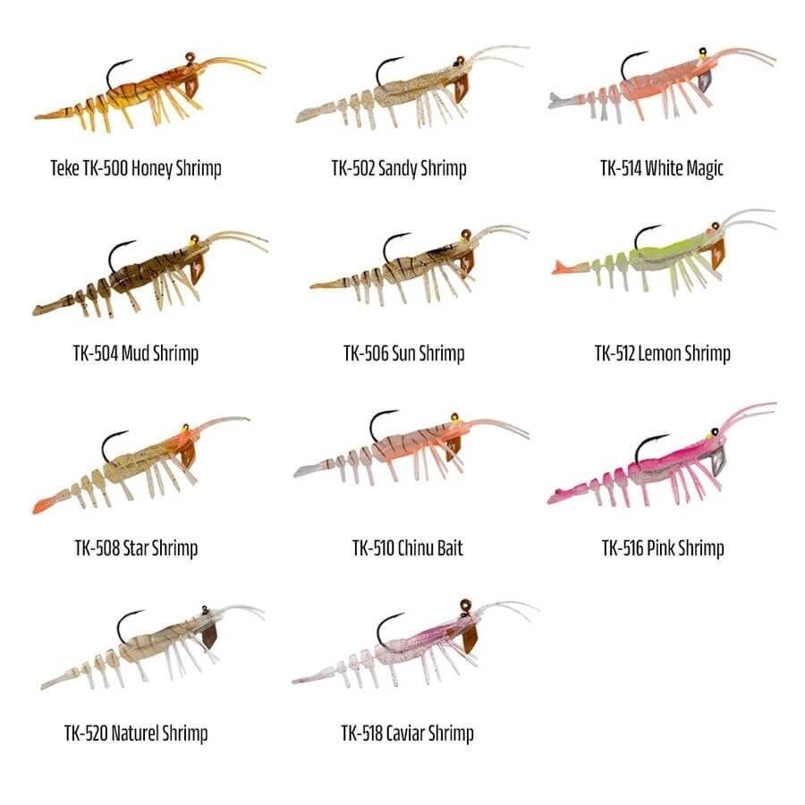 HanFish Teke Shrimp 7.5 cm 7 gr Silikon Karides