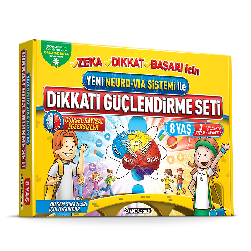 Dikkati Güçlendirme Seti 8 Yaş