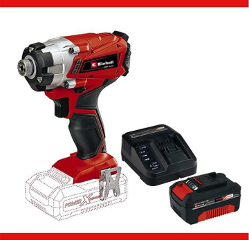 Einhell TE-CI 18/1 Li - Solo, Darbeli Akülü Vidalama ve 18V 4,0 Ah PXC Starter Kit (Başlangıç Seti)